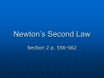 Newton`s Second Law Power Point