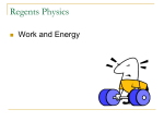 Work - Regents Physics
