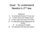 Lecture 4 - Newton`s 2nd law