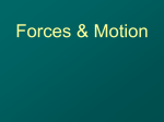 Forces & Motion Review - Warren County Schools