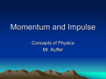 Momentum and Impulse