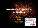 Newton`s Third Law of Motion