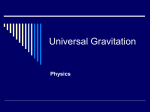 Universal Gravitation