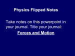 Forces and Motion