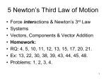 Newton`s Third Law of Motion