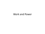 Work and Power