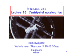 Centripetal acceleration