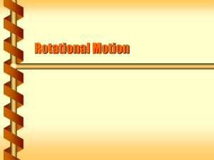 Rotational Motion