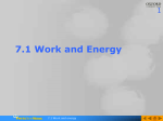 7.1 Work and Energy