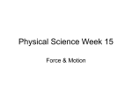 Physical Science Week 15