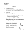 Physics PHYS 352 Mechanics II  Problem Set #2