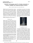 Semiactive backstepping control for vibration attenuation in