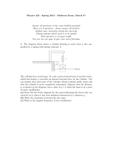 Physics 422 - Spring 2013 - Midterm Exam, March 6