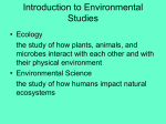 Principles of Ecosystems