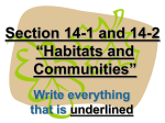 14-1 and 14-2 Habitat