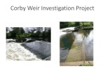 Corby Weir Investigation Project