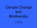 Climate Change and Biodiversity