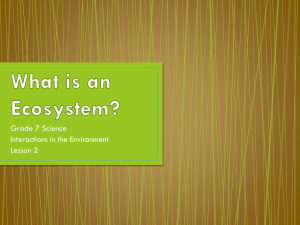 What is an Ecosystem? - Grade 7 Science is Awesome!