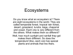 Ecosystems