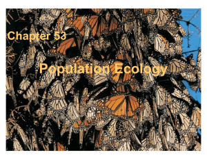 Ch 53 population Ecology