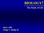 Bio 100 Introduction