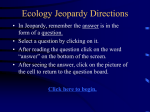 Ecology Jeopardy