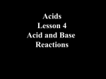 Acid Base