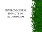 ENVIRONMENTAL IMPACTS OF TOURISM