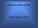 Characteristics of Life