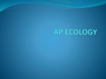 ap ecology - BiologyWithRizzo