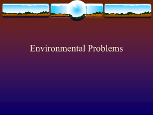 Environmental Problems