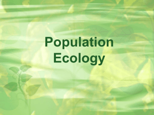 Population Ecology PPT