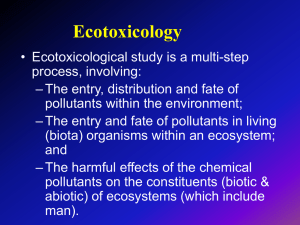 2007 ecotoxicology under