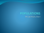 Populations (week 5)