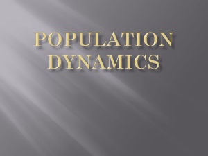 POPULATION DYNAMICS