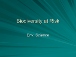 Biodiversity at Risk