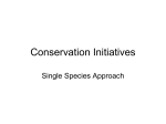 Conservation approach