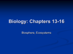 Biology: Chapters 3-4
