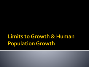 Limits to Growth Notes