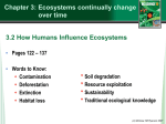 sss bio 3.2 how humans influence ecosystems