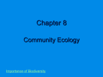 Ch 8 Community Ecology