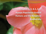Humans and Biodiversity Powerpoint