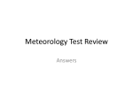 Meteorology Test Review