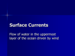 Surface Currents - Lakeland Regional High School