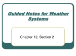 Guided Notes for Weather Systems