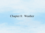 Chapter 8: Weather