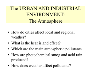 Urbanization and the..