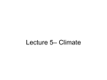 Lect 5 Climate