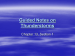Guided Notes on Thunderstorms