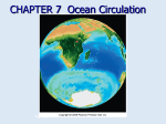 Chapter 7: Ocean circulation